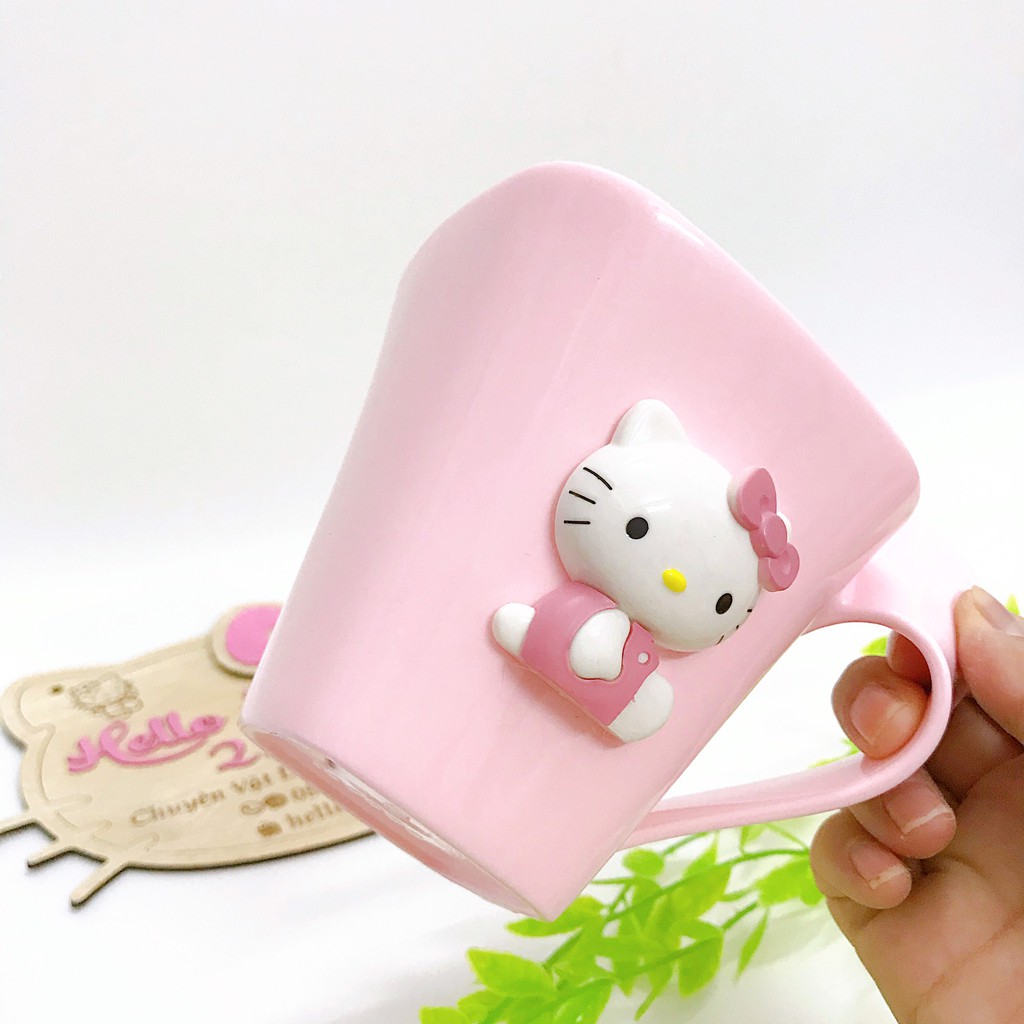 Cốc uống nước, đánh răng đa năng Hello Kitty ☘☘