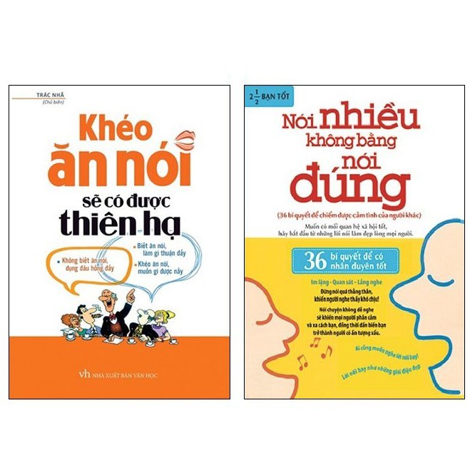 SÁCH - Combo Nói Nhiều Không Bằng Nói Đúng + Khéo Ăn Nói Sẽ Có Được Thiên Hạ Tặng Kèm Bookmark