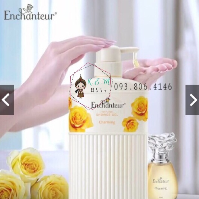 Sữa Tắm Hương Nước Hoa Cao Cấp ENCHANTEUR Charming Gel 550ml - Thái Lan