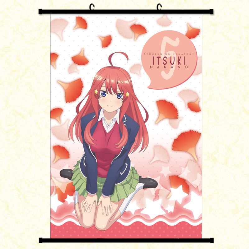Poster vải anime Itsuki 30x45 - Gotoubun no Hanayome tranh vải