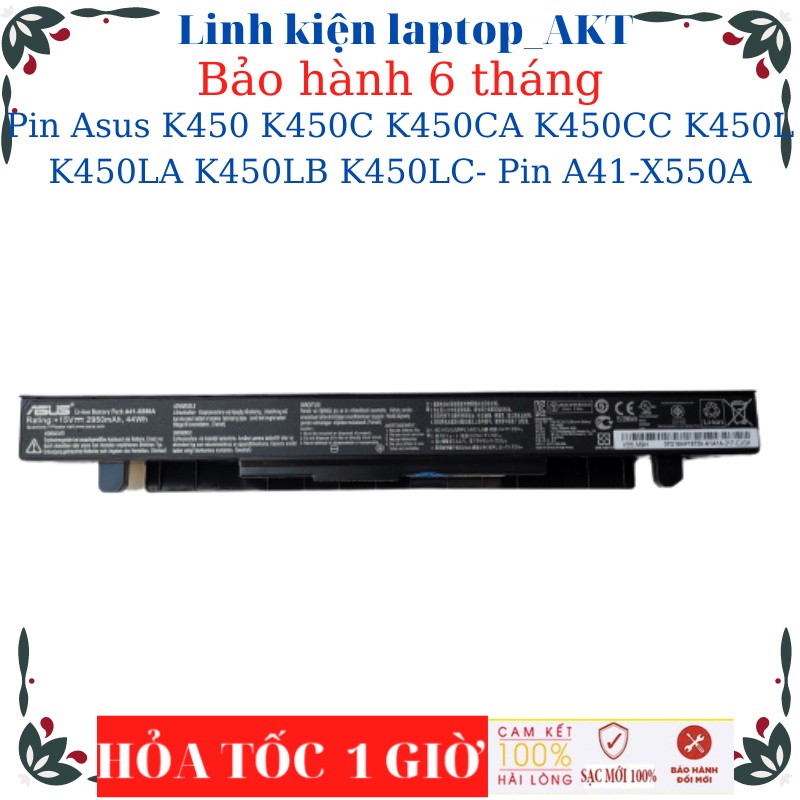 Pin laptop asus K450 K450C K450CA K450CC K450L K450LA K450LB K450LC- Pin A41-X550A