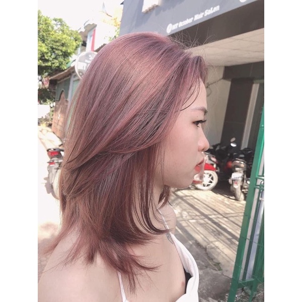Thuốc nhuộm tóc màu Nâu hồng trà sữa , Nâu trà sữa ánh hồng 887766
