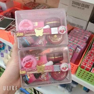 Combo 𝑲𝒆𝒎 𝐓𝐑𝐈̣ nám cherry và sạm da { đỏ } Thái lan