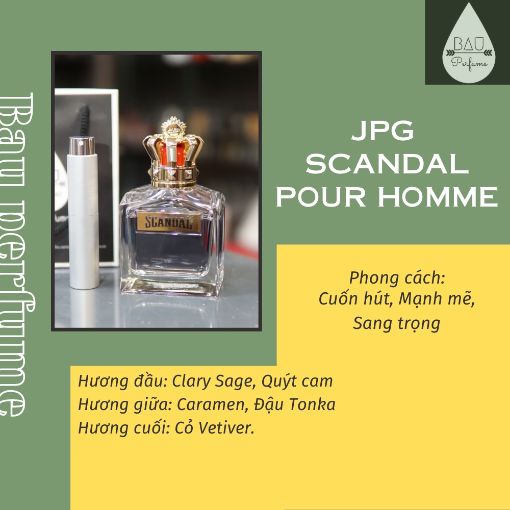 mẫu Test nước hoa chính hãng scandal pour homme_10ml - 20ml - 30ml | BigBuy360 - bigbuy360.vn