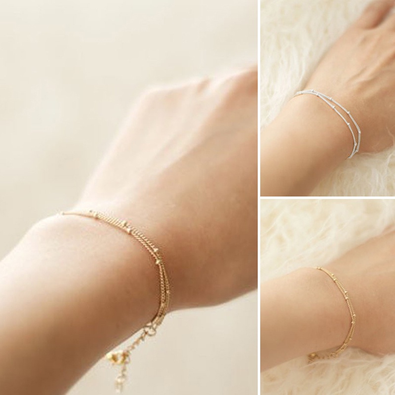 Vòng tay kim loại ZANZEA màu trơn thời trang cho nữ