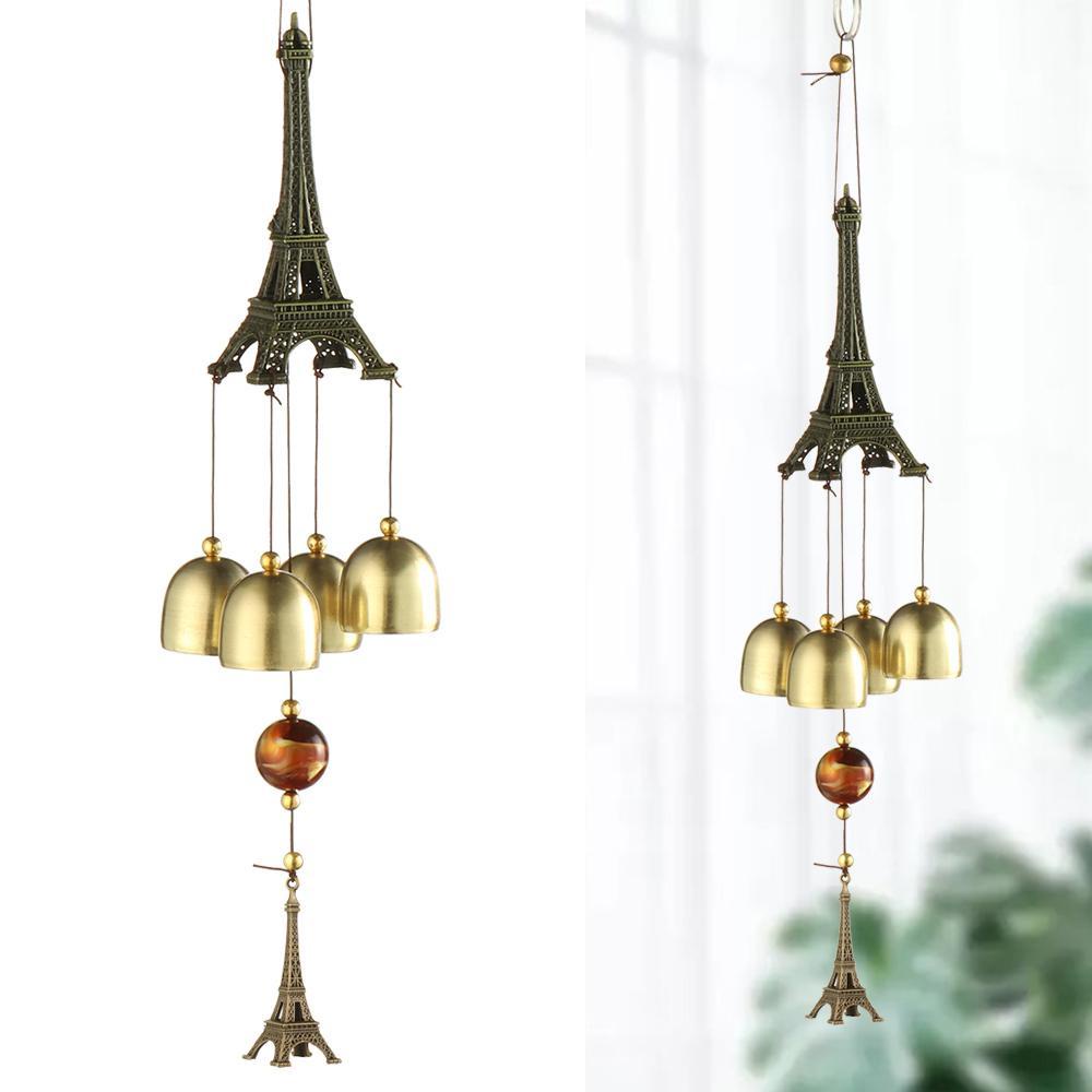 Chuông Gió Kim Loại Hình Con Công Phong Cách Retro Charms