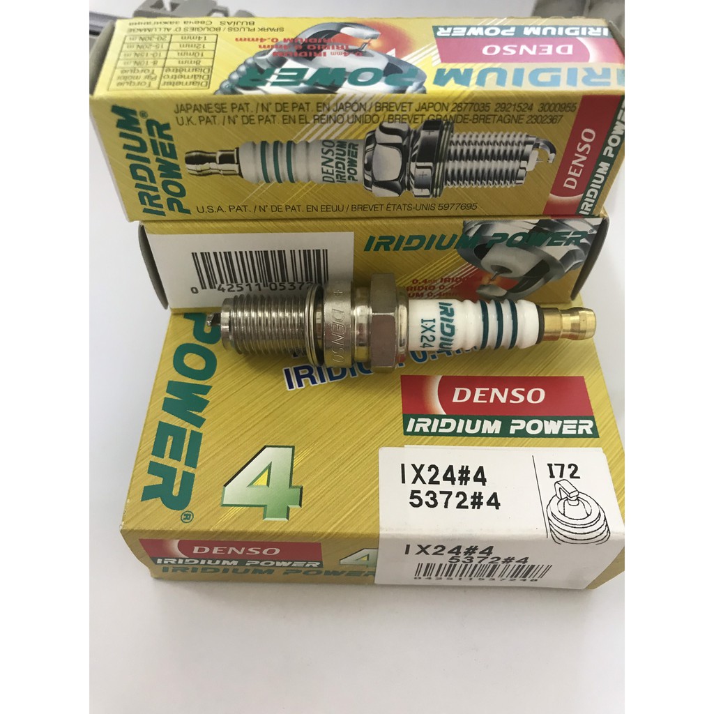 Bugi Denso Iridium power IX24 cho xe Suzuki GN 125, SYM HUSKY và SYM Wolf