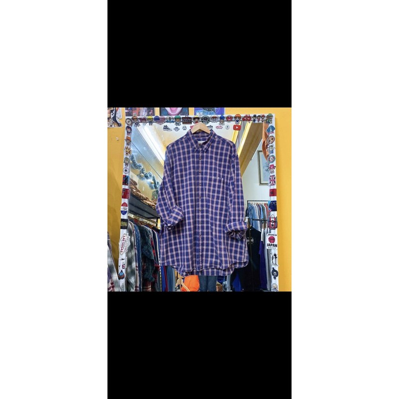Áo khoác kẻ 2hand USA oversize