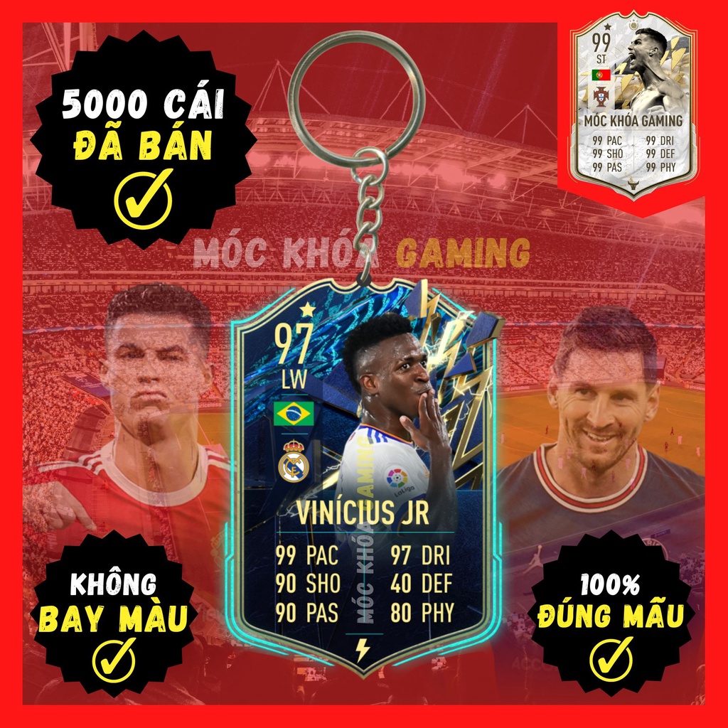 Móc Khóa Vinicius Junior TOTS 22