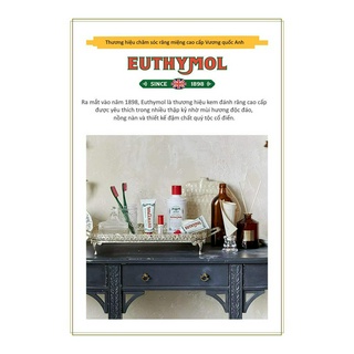 Kem đánh răng Euthymol tuýp 75 ml X 12pcs set
