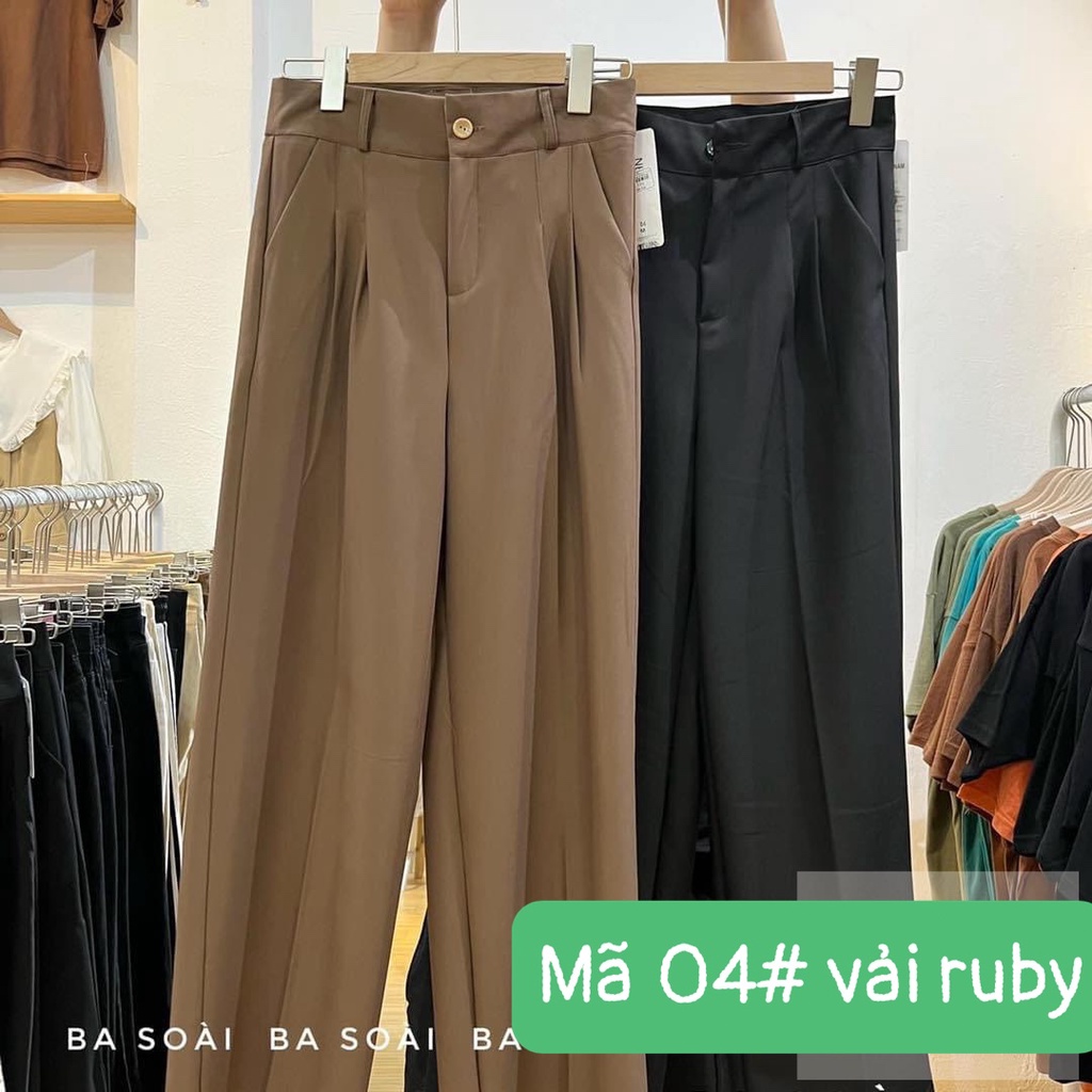 Quần suông 1 cúc