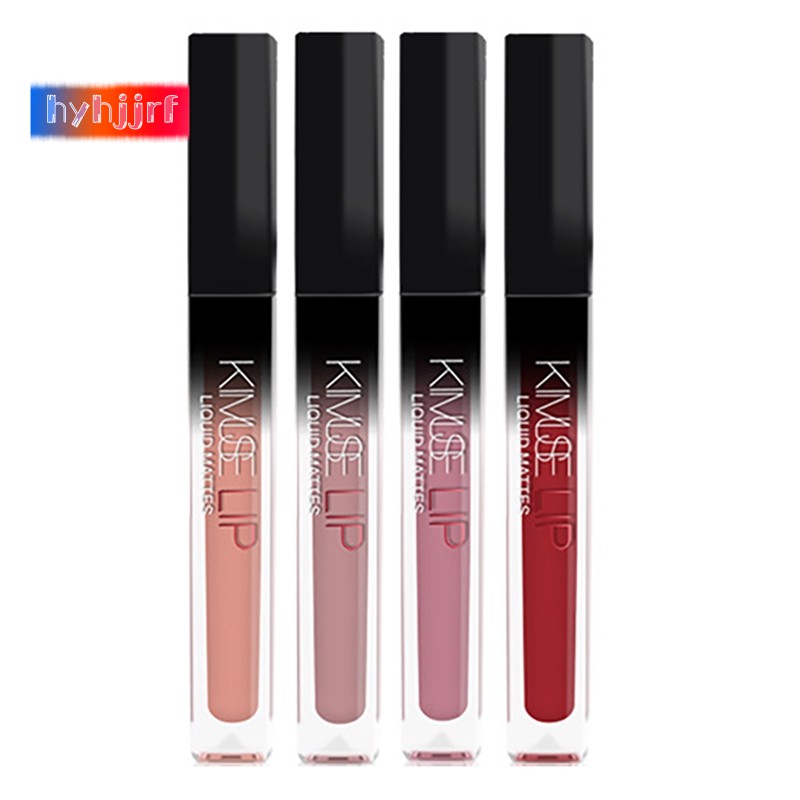 KIMUSE 4Pcs/Set LIQUID MATTE LIPSTICK y Lip Soft Veet Waterproof Lip Tint Long Lasting Lip Gloss Makeup Nude Cosmetic | BigBuy360 - bigbuy360.vn