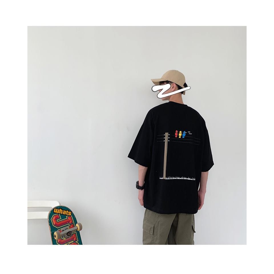 Áo thun Bird - màu Đen (unisex )