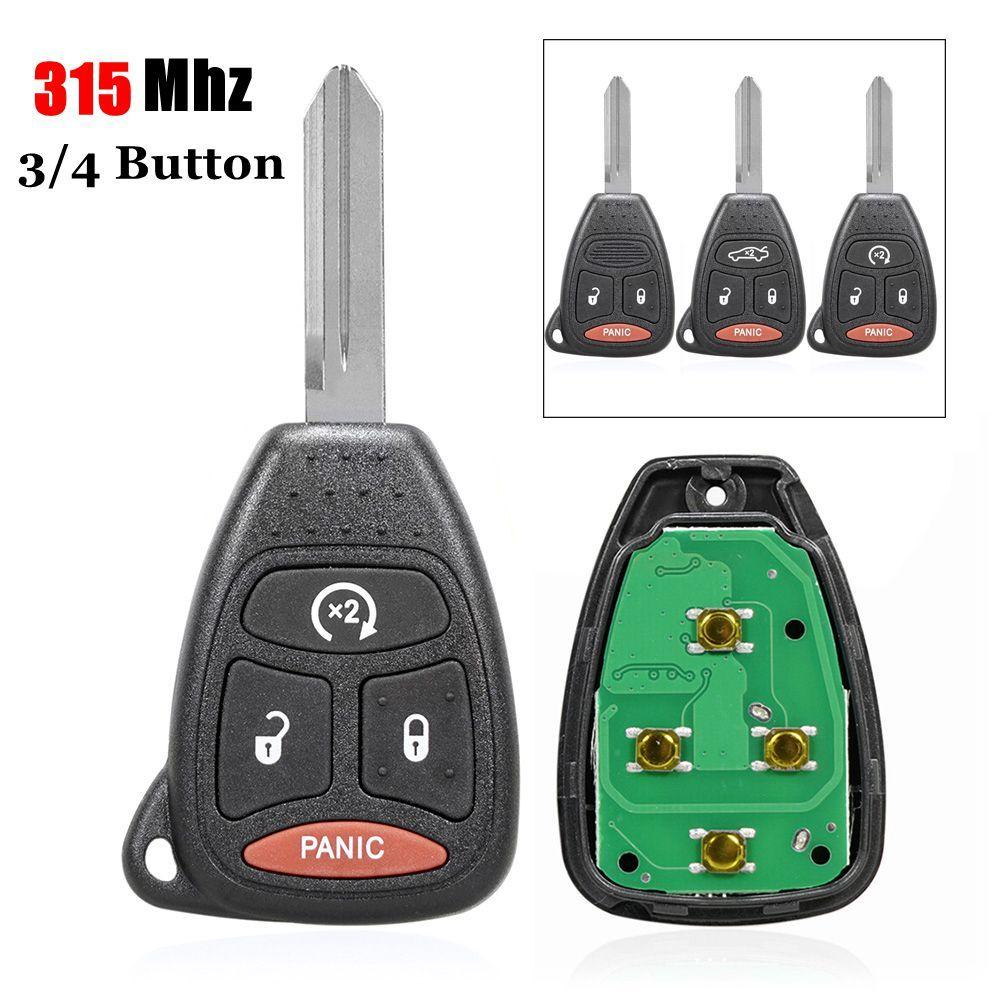 Chìa Khóa Điều Khiển Từ Xa 315MHz Không Chìa Khóa Cho Xe Hơi Dodge Chrysler Jeep