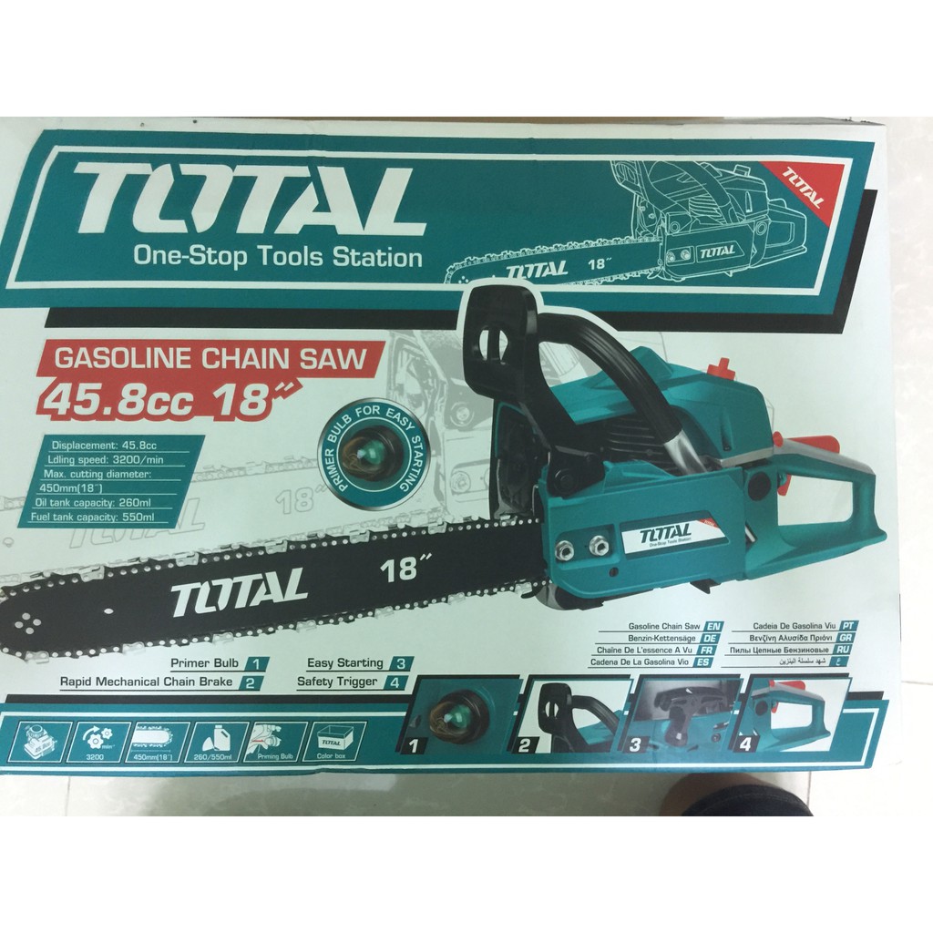 MÁY CƯA XÍCH DÙNG XĂNG TOTAL TG945185