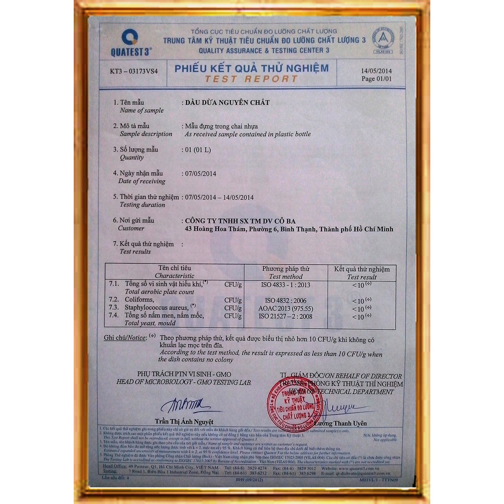 Dầu dừa nguyên chất ép lạnh cô Ba 100ml | BigBuy360 - bigbuy360.vn