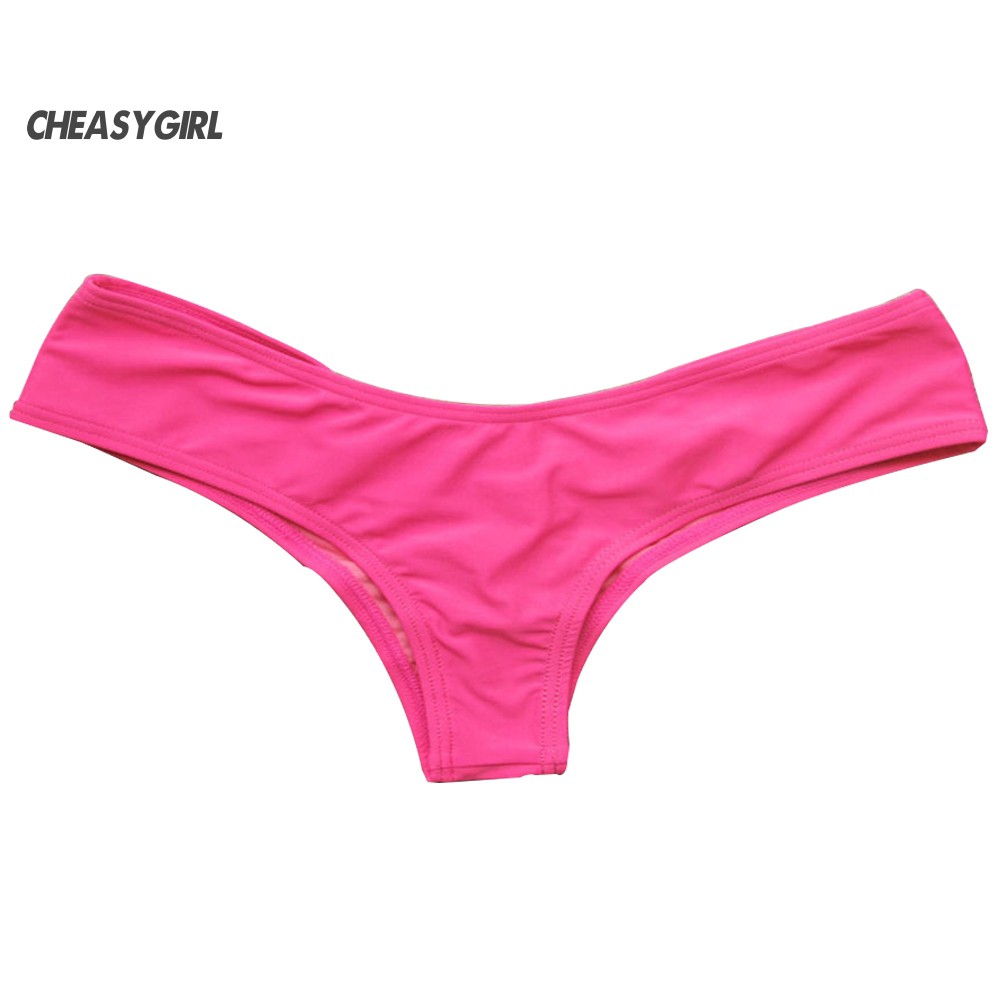 ♤Đồ Bơi Bikini Màu Sắc Trơn Quyến Rũ Dành Cho Nữ