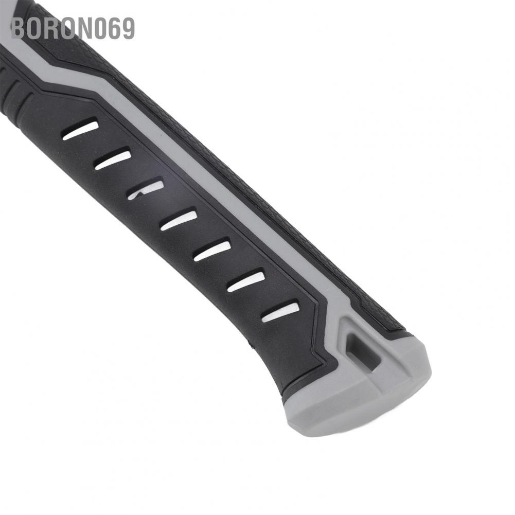 Boron069 13oz Búa Quadrate Hình dạng sừng cừu 50HRC Thiết kế đôi V Tay cầm bằng thép không gỉ cacbon cao Cán búa thẳng
