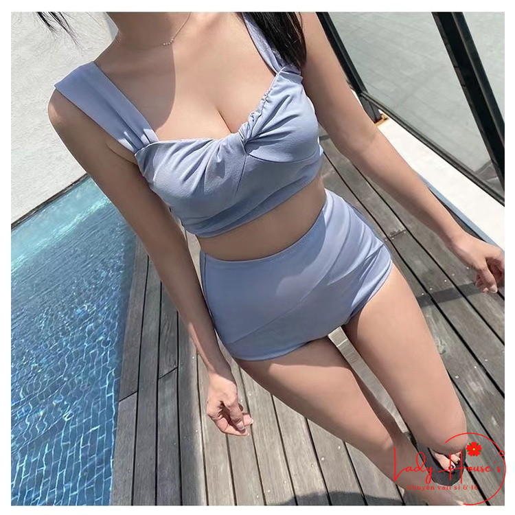 BIKINI Đi Biển 2 Mảnh Dáng Chuẩn Áo Sẵn Mút Lót Ngực Chất Liệu Vải Dày Dặn Cao Cấp Đủ Size M-L-XL