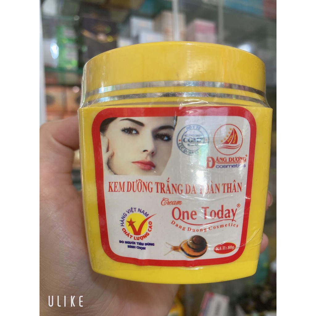 kem ốc sên trắng da toàn thân 1 hủ 80g