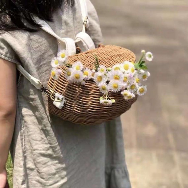 [MÂY TRE CÓI BIBO] Balo em bé được đan từ mây