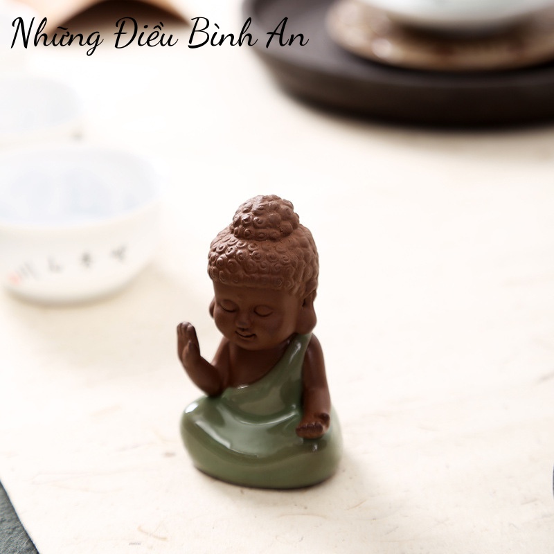 Tượng chú tiểu dễ thương/ Sét 3 nhà sư mang lại bình yên, nhẹ nhàng, thư thái 💕FREESHIP 50k💕 - Những Điều Bình An