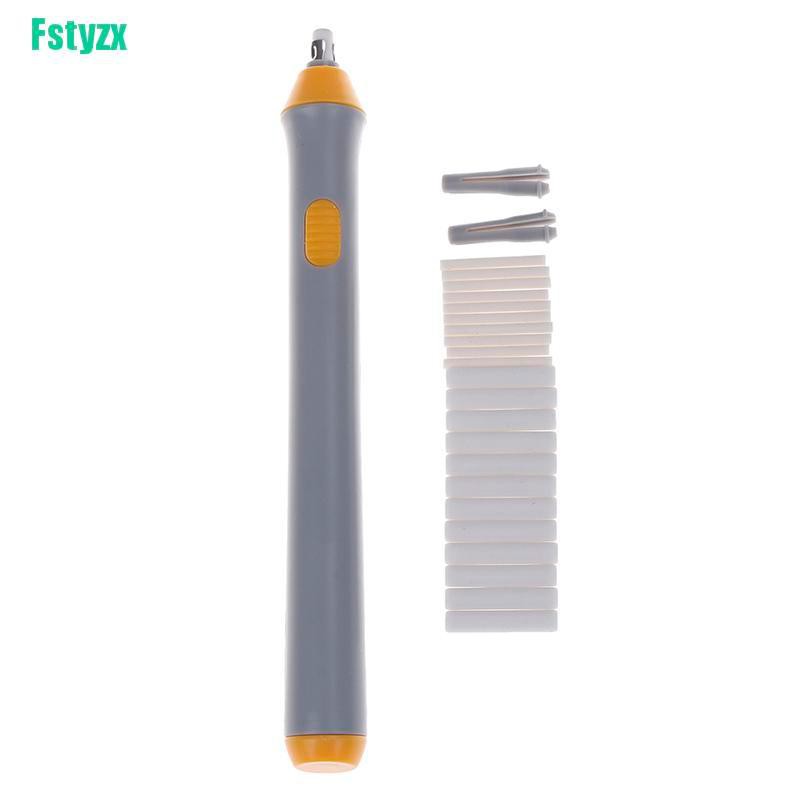 fstyzx Electric Eraser Battery Operated Automatic Pencil Eraser Kit w/ 22 Refills Gift