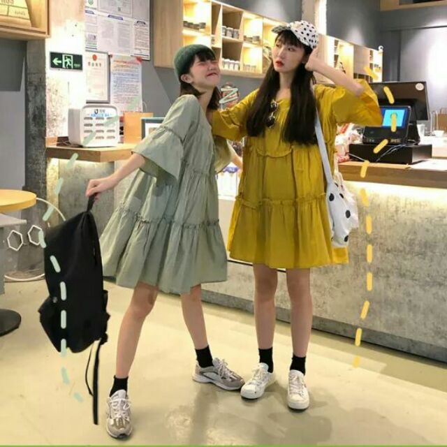 Váy babydoll hàn quốc - kèm ảnh thật ở cuối | BigBuy360 - bigbuy360.vn