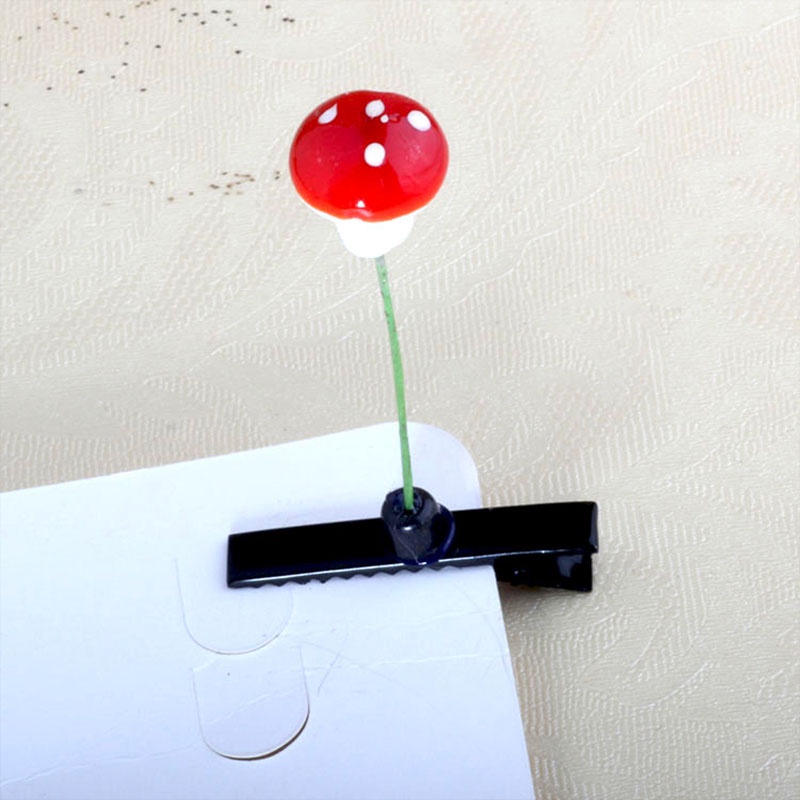 🌺kẹp Tóc Dễ Thương Hình Dạng Cỏ Phụ Kiện Thời Trang Cho Nữ