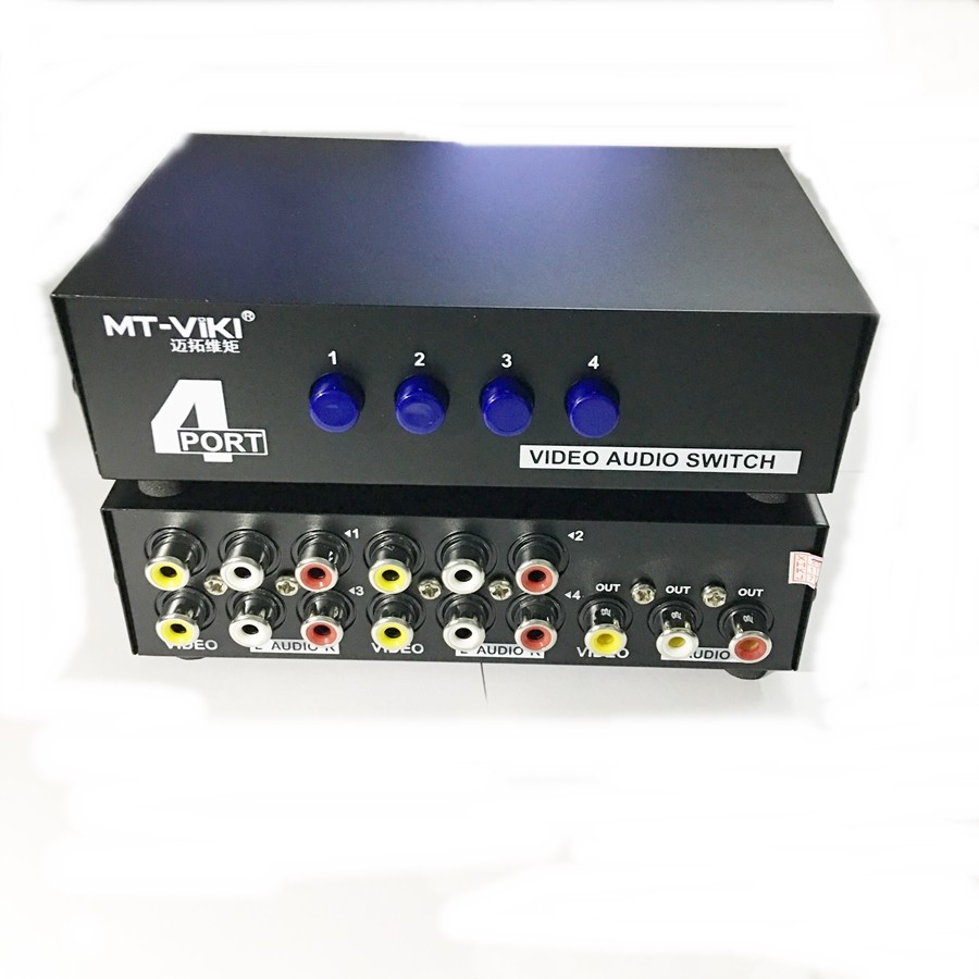 Bộ gộp tín hiệu AV (Video &amp; Audio) 4 vào 1 ra