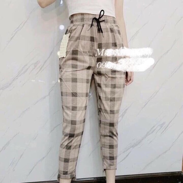 Quần đũi bagyy kẻ