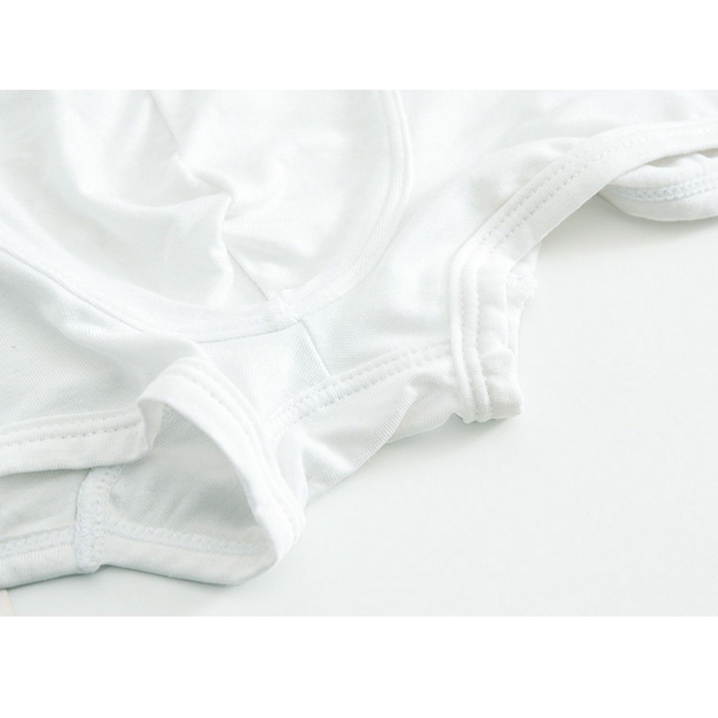 QUẦN LÓT NAM - Dạng Boxer Basic Trơn LOGO - Form Chuẩn - Cotton Mịn