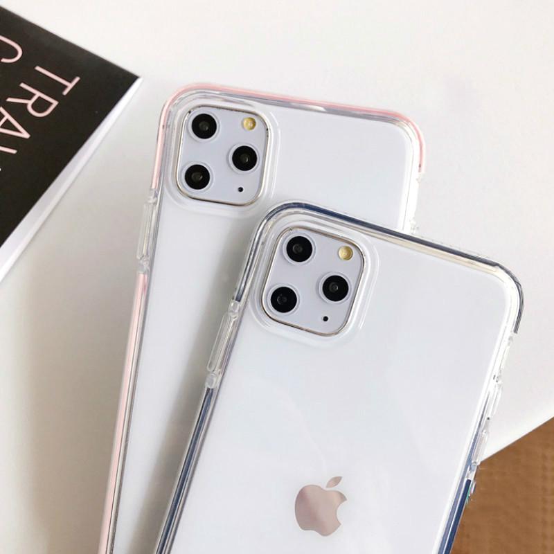 Ốp điện thoại TPU trong suốt chống sốc cao cấp cho IPhone12 11 Pro Max XR Xs Max 6s 8 7 Plus