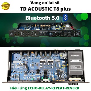 {Tặng Cáp CANON}Vang Cơ Lai Số TD Acoustic T8 Plus-Sản Phẩm Chính Hãng Mới Nhất 2020-Thêm chức năng Bluetooth 5.0