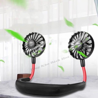 Quạt đeo cổ, quạt usb thích hợp cho dân văn phòng, học sinh