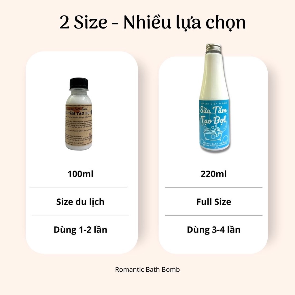 Sữa Tắm Tạo Bọt, Tạo Bọt Chuyên Dùng Cho Bồn Tắm Romantic Bath Bomb