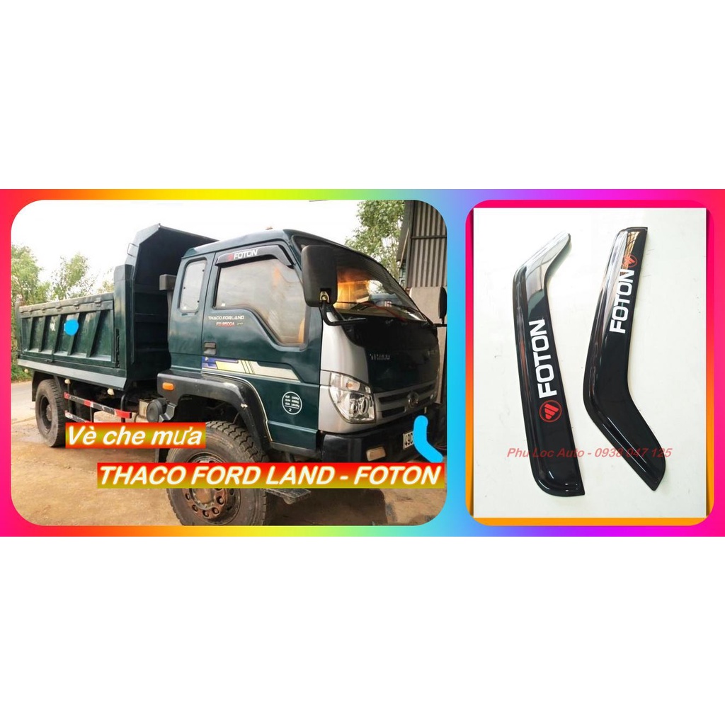 Vè che mưa xe tải Thaco Forland Fd9000 9 tấn 6,7 khối 1 cầu ( giá 1 cặp)