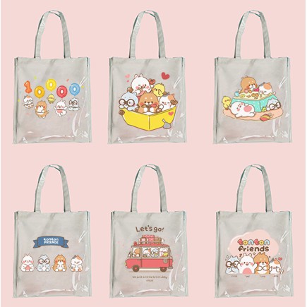 Túi tote tonton PVC trong TTP17 túi tote thần tượng