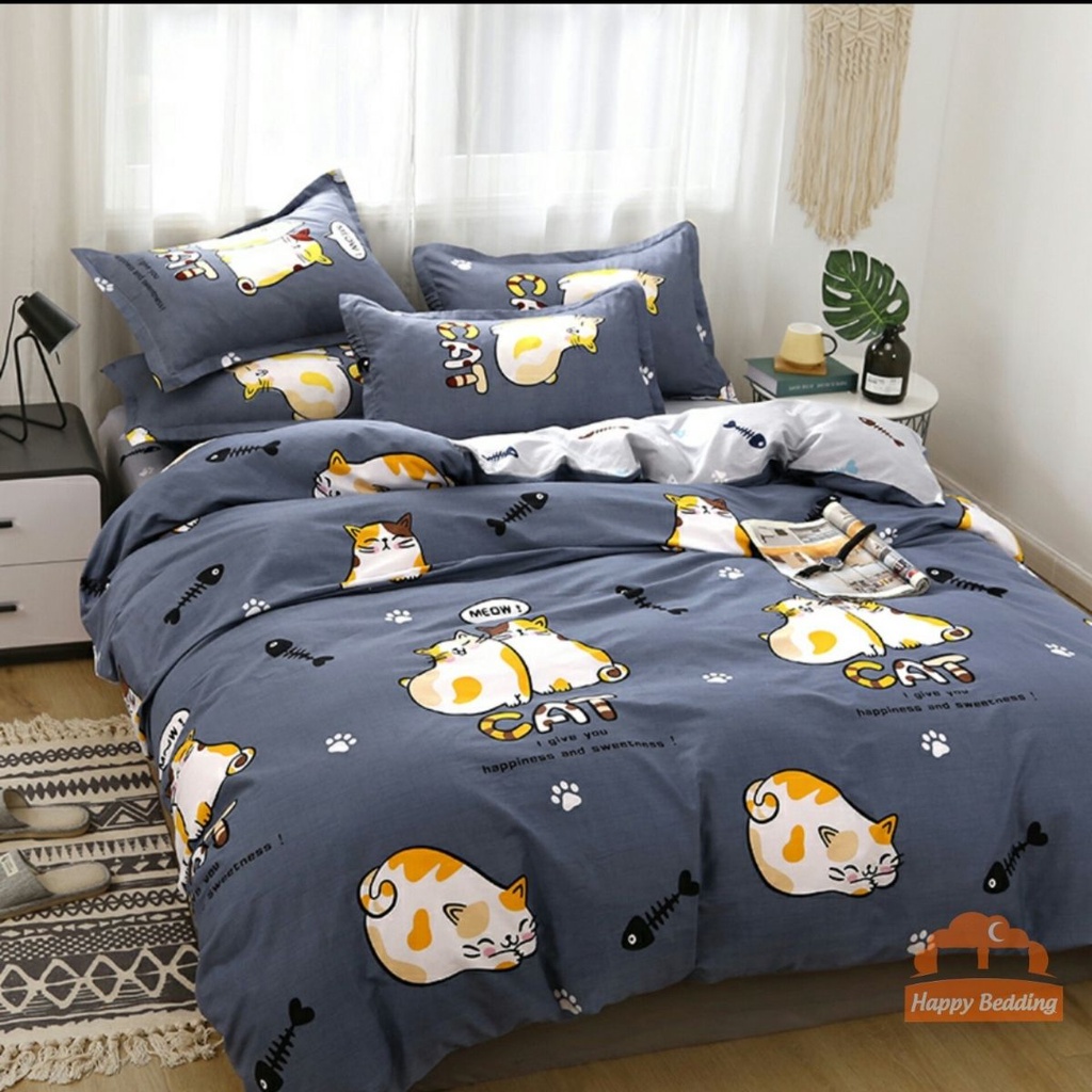Ga Trải Giường Cotton Poly, Ga Nệm Drap Giường M2 M4 M5 M6 M8 2M2 Đủ Họa Tiết - HappyBedding