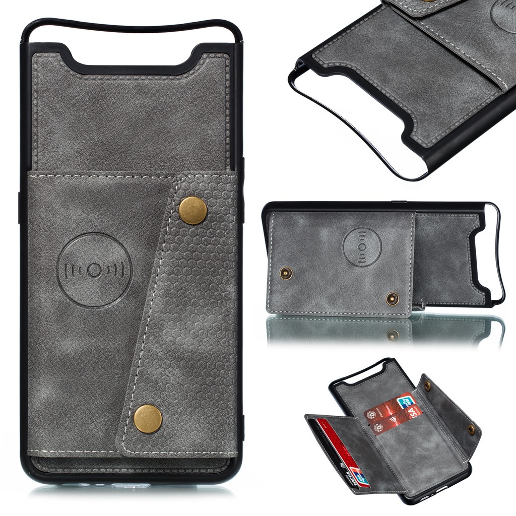 Ốp điện thoại cứng bọc da thời trang dành cho Samsung A80/A90 | BigBuy360 - bigbuy360.vn