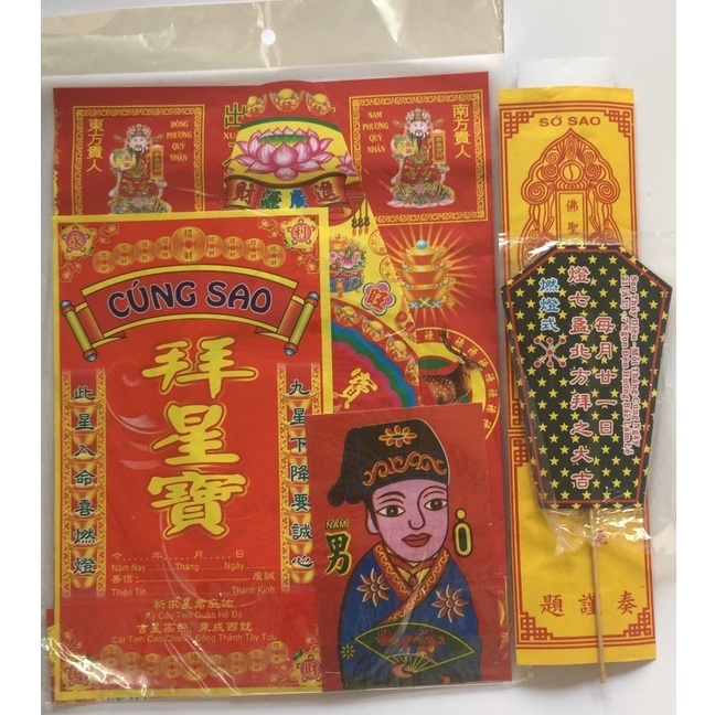 Bộ cúng sao đầy đủ cho nam