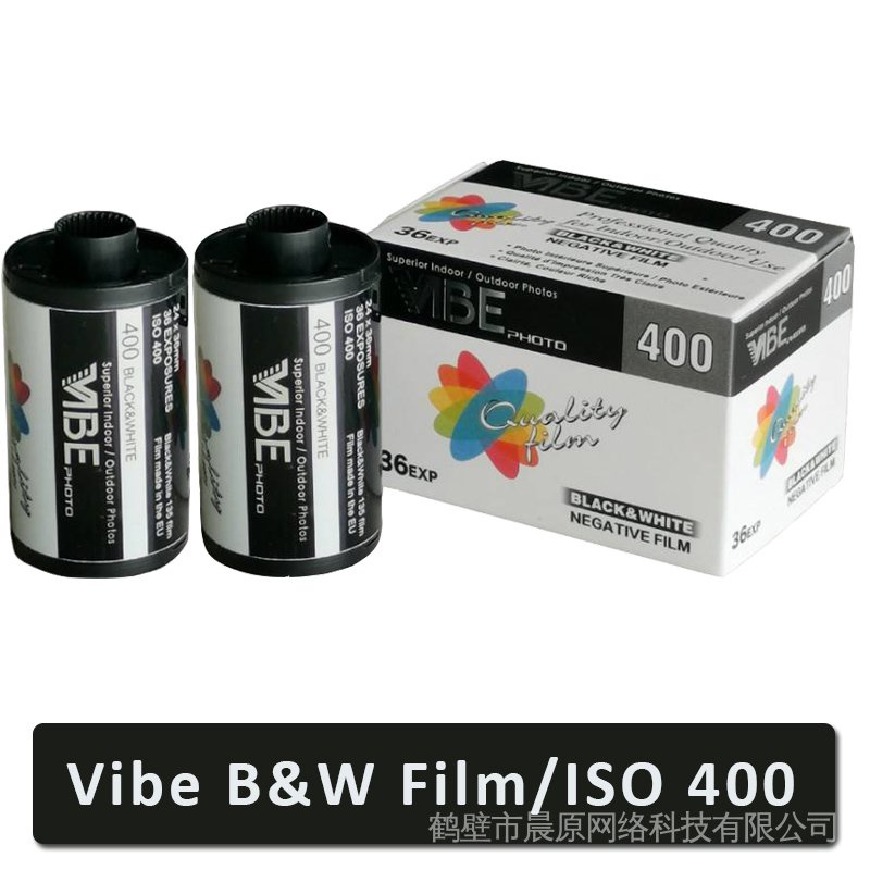 1 Cuộn / 2 Cuộn / 3 Cuộn VIBE 400 Đen &amp; Cuộn film Trắng ISO 400 135 36EXP / Roll Cho Máy Ảnh VIBE 501F