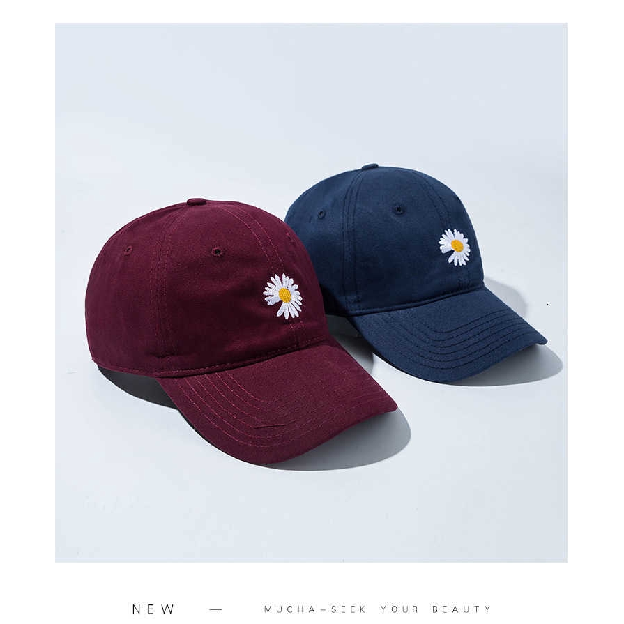 Mũ Lưỡi Trai Thêu Hình Hoa Cúc Nhỏ Thời Trang Cho Nam Và Nữ 22065
