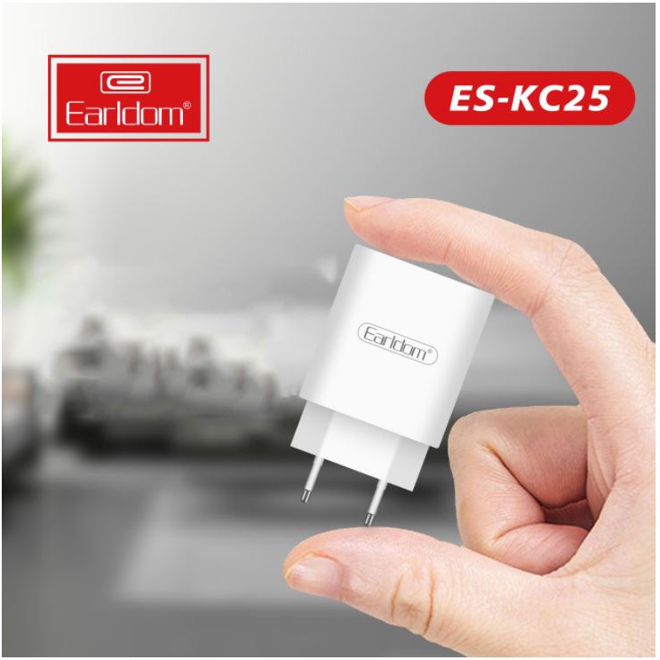 Bộ cáp sạc nhanh iphone samsung 18w Earldom KC25, Bộ sạc iphone samsung chính hãng chất lượng cao