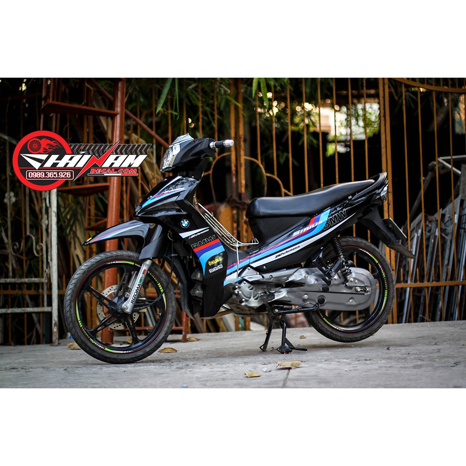 Tem Trùm Sirius Fi Đen Viền Xanh HP4