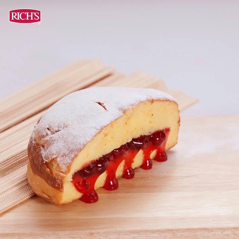 Mứt xác trái cây RICH'S Dâu tây, Việt quất, mứt phủ bóng Glaze Trong xô 2-2,5kg