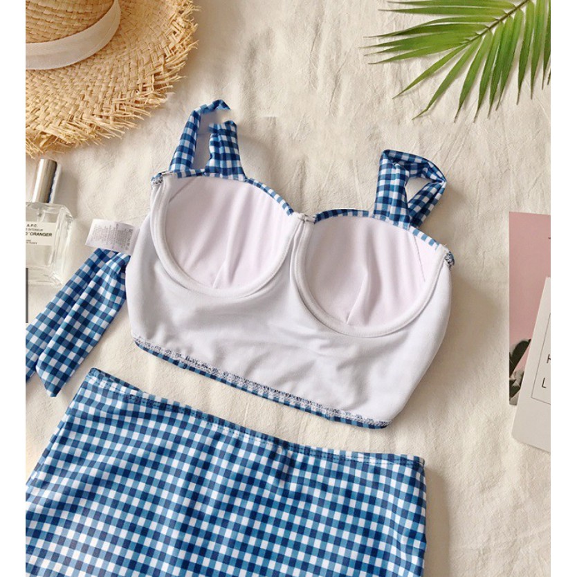 [THANH LÝ] Bộ Đồ bơi Bikini 2 mảnh Caro 9122 [Set Áo bra và quần lót] - CoCo Bikini | BigBuy360 - bigbuy360.vn