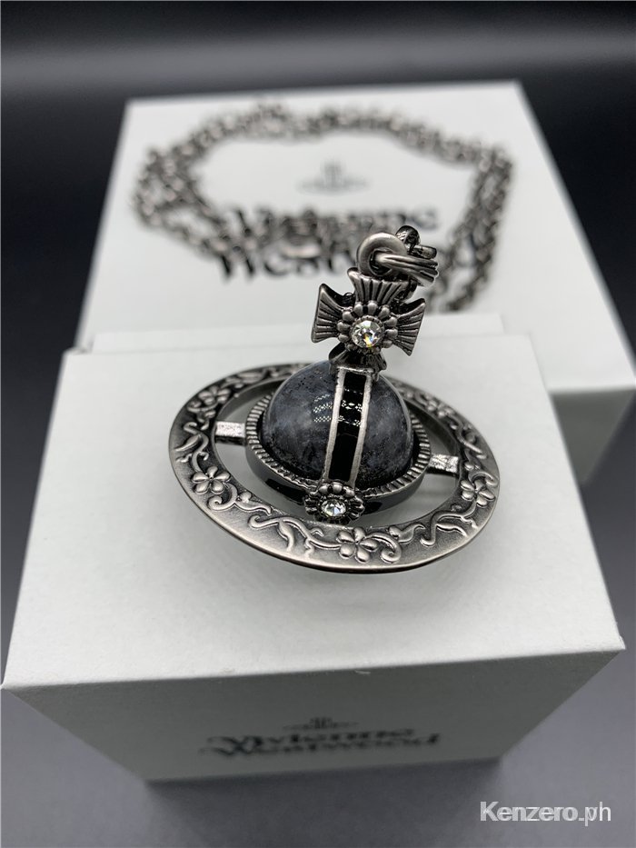 Vòng cổ Mặt Gỗ Đá Thạch Anh Tím / Granite / Obsidian Kiểu Cổ Điển