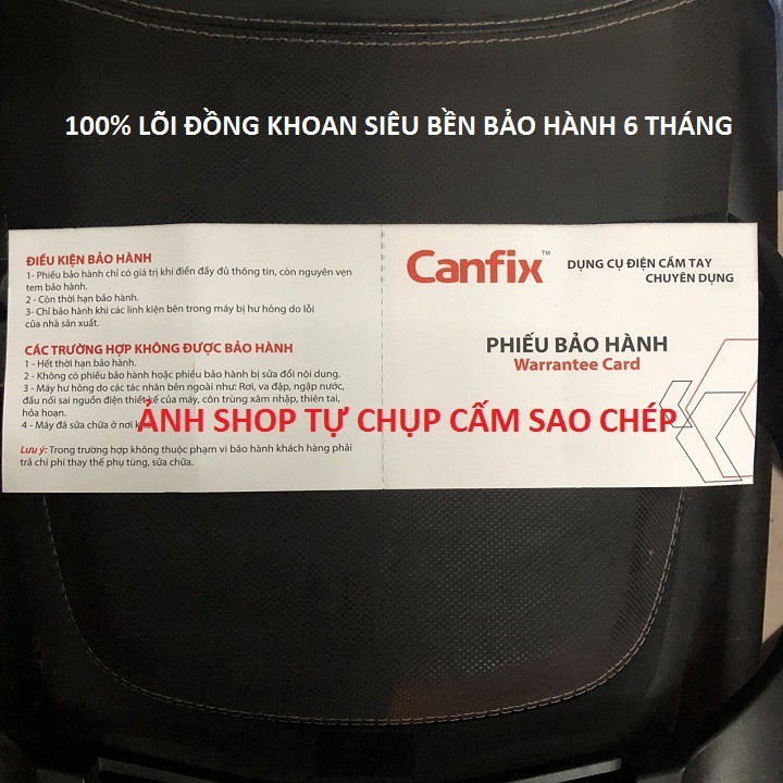 Khoan Bê Tông, Kiêm Máy Đục Tường 3 Chức Năng Khoan Chính Hãng Canfix Bảo Hành 6 Tháng