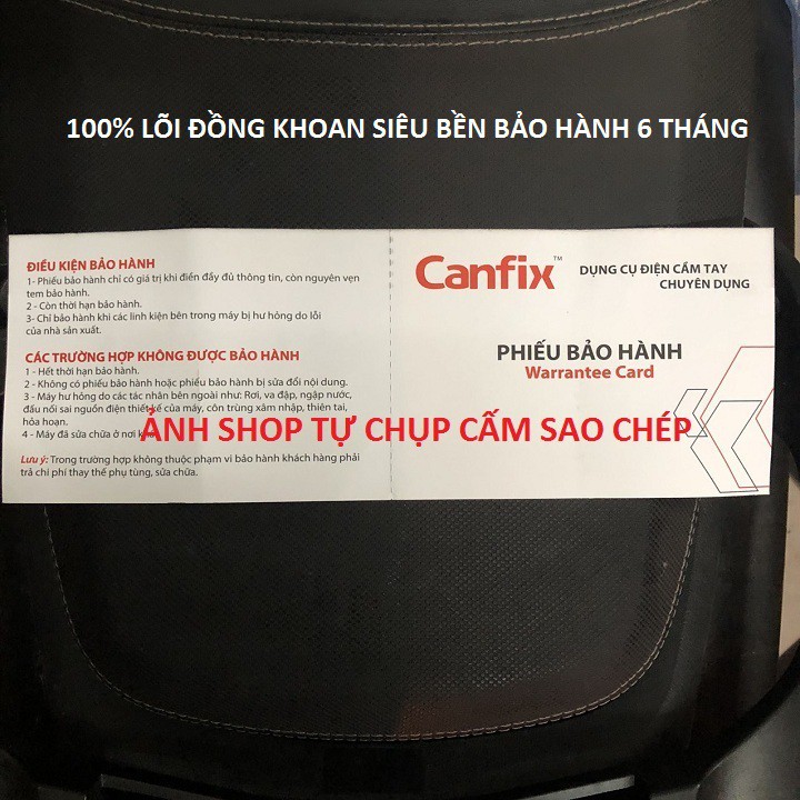 Khoan Bê Tông, Kiêm Máy Đục Tường 3 Chức Năng Khoan Chính Hãng Canfix Nội Địa Trung Quốc Bảo Hành 6 Tháng